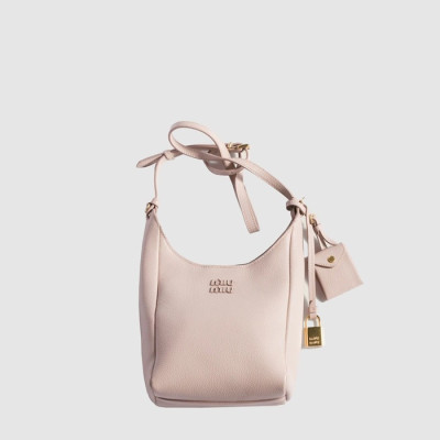 미우미우 여성 가죽 버킷 백 - Miumiu Womens Leather Bucket Bag - mib13912x