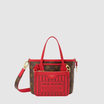 루이비통 여성 네버풀 반둘리에 인사이드 아웃 BB M28318 - Louis vuitton Womens Neverfull Bandoulière Inside Out BB - lvb13913x