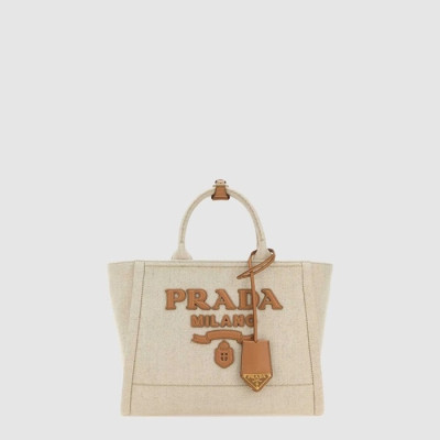 프라다 여성 미디엄 캔버스 토트 백 1BG474 - Prada Womens Medium Canvas Tote Bag - prb14000x