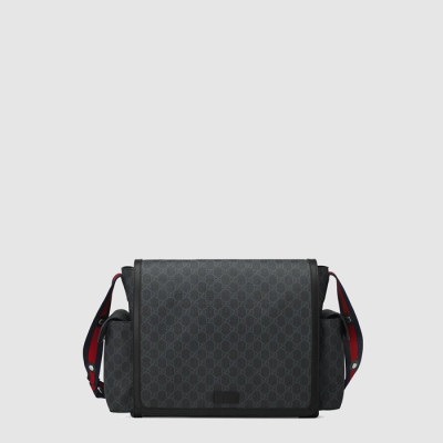 구찌 남성 슈프림 베이지 다이퍼 백 - Gucci Mens Supreme Beige Diaper Bag - gub14167x