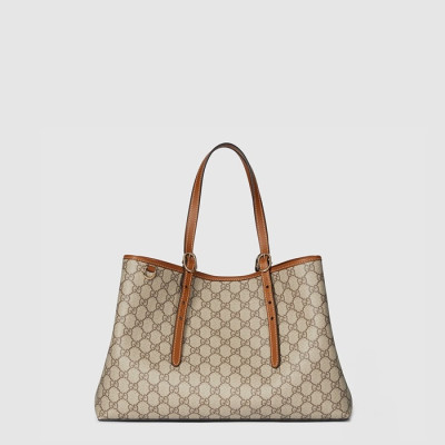 구찌 여성 GG 엠블럼 라지 토트백 - Gucci Womens GG Emblem Large Tote Bag - gub14280x
