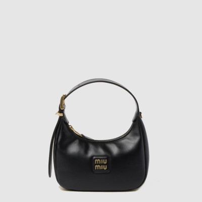 미우미우 여성 가죽 호보백 - Miumiu Womens Leather Hobo Bag - mib14329x