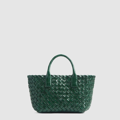 보테가 베네타 여성 미니 까바 토트 백 - Bottega veneta Womens Mini Cabat Tote Bag - bvb14590x
