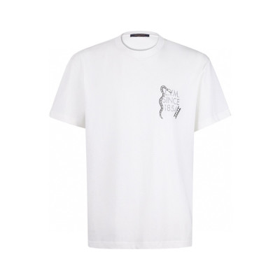 루이비통 남성 라운드 반팔 티셔츠 - Louis vuitton Mens Round Tshirt - lvc13547x