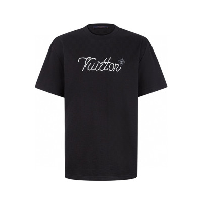 루이비통 남성 라운드 반팔 티셔츠 - Louis vuitton Mens Round Tshirt - lvc13548x