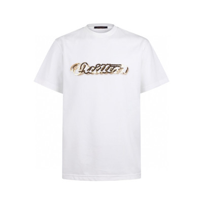 루이비통 남성 라운드 반팔 티셔츠 - Louis vuitton Mens Round Tshirt - lvc13553x