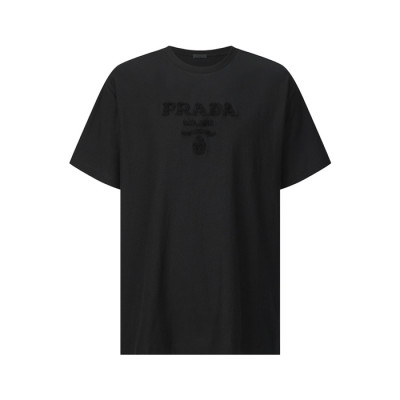 프라다 남성 라운드 반팔티 - Prada Mens Round Tshirt - prc13556x
