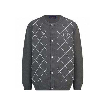 루이비통 남성 라운드 가디건 - Louis vuitton Mens Round Cardigan - lvc13561x