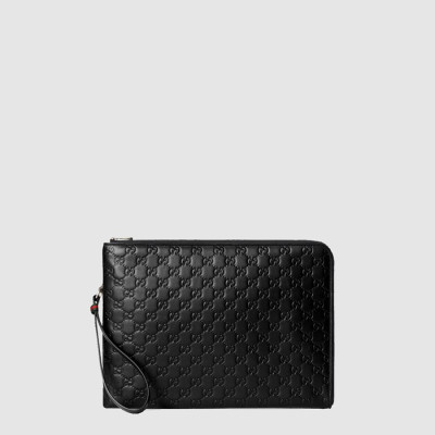구찌 남성 GG 엠블럼 파우치 - Gucci Mens GG Emblem Pouch - gub14676x
