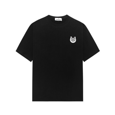 스톤아일랜드 남성 라운드 반팔 티셔츠 - Stone Island Mens Round Tshirt - stc13646x