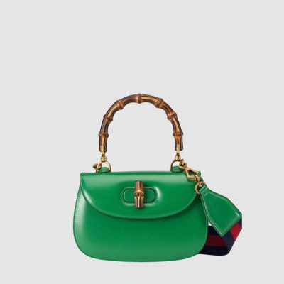 구찌 여성 뱀부 스몰 탑 핸들백 - Gucci Womens Bamboo Small Top Handle Bag - gub14696x