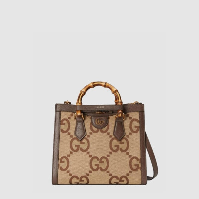 구찌 여성 다이애나 점보 GG 스몰 토트백 - Gucci Womens Diana Jumbo GG Small Tote Bag - gub14698x