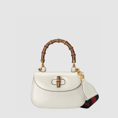 구찌 여성 뱀부 스몰 탑 핸들백 - Gucci Womens Bamboo Small Top Handle Bag - gub14700x