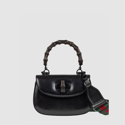 구찌 여성 뱀부 스몰 탑 핸들백 - Gucci Womens Bamboo Small Top Handle Bag - gub14702x