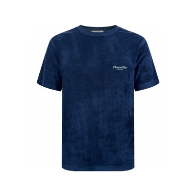 디올 남성 라운드 반팔 티셔츠 - Dior Mens Round Tshirt - dic13692x