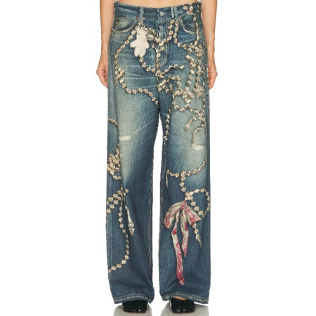 아크네 남/녀 트롱프뢰유 청바지 - Acne Studios Unisex Trompe-L’ŒIL Jeans - anc13711x