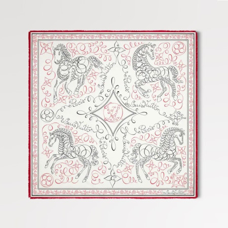 루이비통 여성 스퀘어 스카프 - Louis vuitton Womens Square Scarf - acc6992x