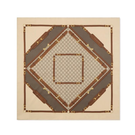 구찌 여성 스퀘어 스카프 - Gucci Womens Square Scarf - acc7012x