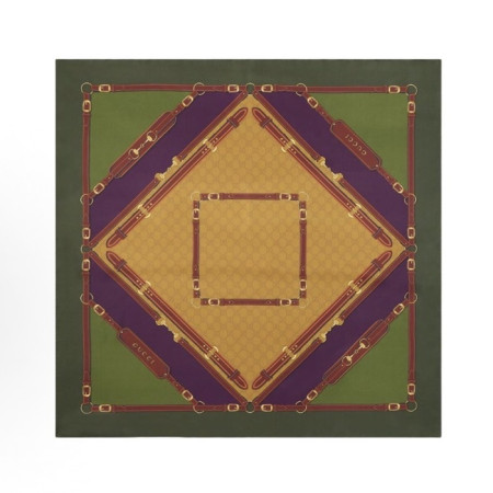 구찌 여성 스퀘어 스카프 - Gucci Womens Square Scarf - acc7013x