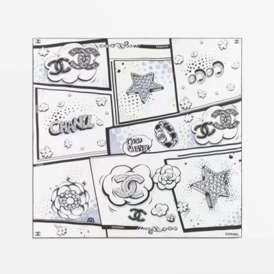 샤넬 여성 스퀘어 스카프 - Chanel Womens Square Scarf - acc7028x