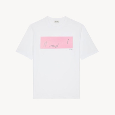 입생로랑 남/녀 제이슨 메이슨 티셔츠 - Saint laurent Unisex Jason Mason Tshirt - ysc13755x