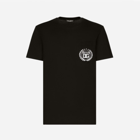 돌체앤가바나 남성 라운드 반팔 티셔츠 - Dolce&Gabbana Mens Round Tshirt - doc13765x