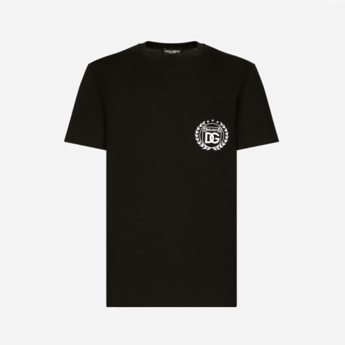 돌체앤가바나 남성 라운드 반팔 티셔츠 - Dolce&Gabbana Mens Round Tshirt - doc13765x
