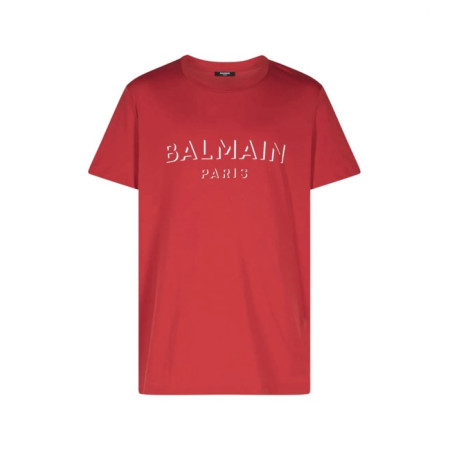 발망 남성 라운드 반팔티 - Balmain Mens Round Tshirt - bmc13772x