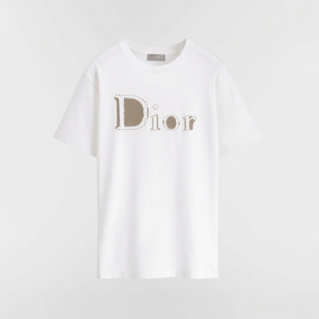 디올 남성 라운드 반팔 티셔츠 - Dior Mens Round Tshirt - dic13783x