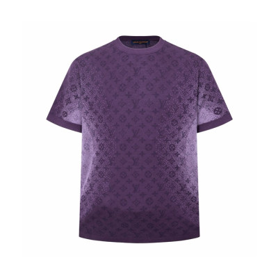 루이비통 남성 라운드 반팔 티셔츠 - Louis vuitton Mens Round Tshirt - lvc13802x