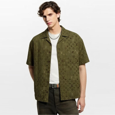 루이비통 남성 반팔 셔츠 - Louis vuitton Mens Polo Shirts - lvc13818x