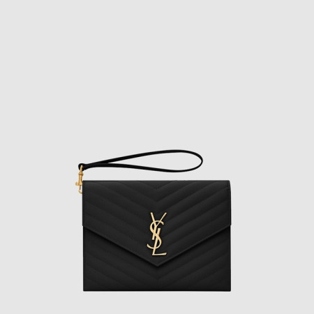 입생로랑 여성 로렌 마틀라세 클러치 - Saint Laurent Womens Laurent Matelasse Clutch - ysb14730x