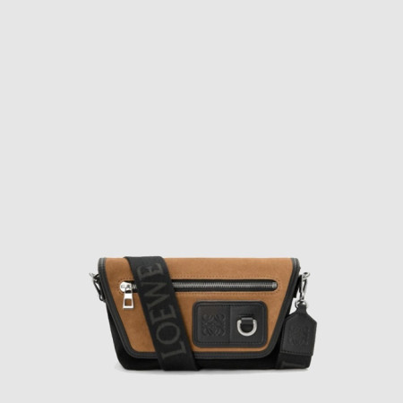 로에베 남성 미니 플렉스 메신저 백 - Loewe Mens Mini Flex Messenger Bag - lob14733x