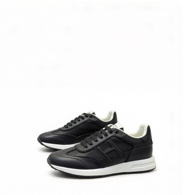 에르메스 남성 가죽 스니커즈 - Hermes Mens Leather Sneakers - hes13555x