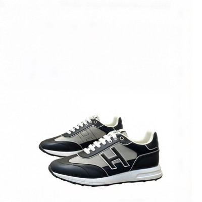 에르메스 남성 가죽 스니커즈 - Hermes Mens Leather Sneakers - hes13557x
