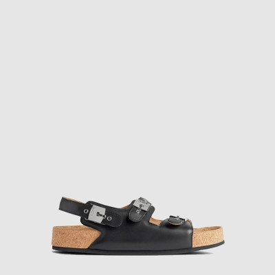 발렌시아가 남성 숄 플랫 샌들 - Balenciaga Mens Shawl Flat Sandals - bas13577x