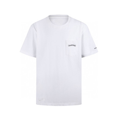 크롬하츠 남성 라운드 반팔티 - Chrom Hearts Mens Round Tshirt - chc13826x