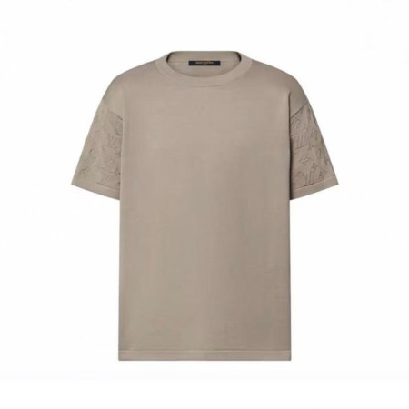 루이비통 남성 라운드 반팔 티셔츠 - Louis vuitton Mens Round Tshirt - lvc13833x
