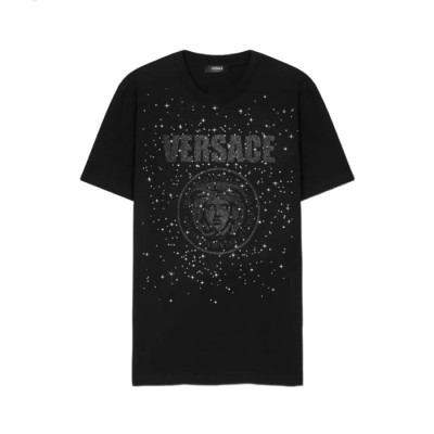 베르사체 남성 반팔 티셔츠 - Versace Mens Round Tshirts - vec13837x