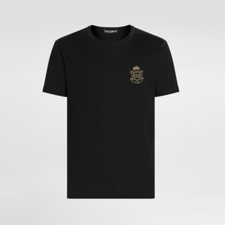 돌체앤가바나 남성 라운드 반팔 티셔츠 - Dolce&Gabbana Mens Round Tshirt - doc13851x