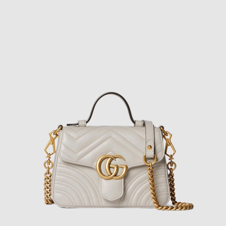 구찌 여성 GG 마몽 미니 탑 핸들백 - Gucci Womens GG Marmont Mini Top Handle Bag - gu14788x