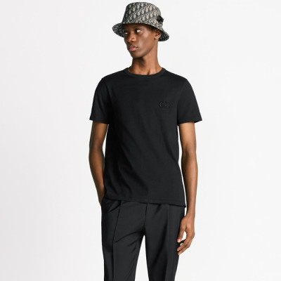 디올 남성 라운드 반팔 티셔츠 - Dior Mens Round Tshirt - dic13873x