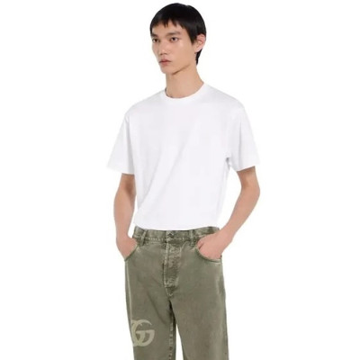 구찌 남성 라운드 반팔티 - Gucci Mens Round Tshirt - guc13875x