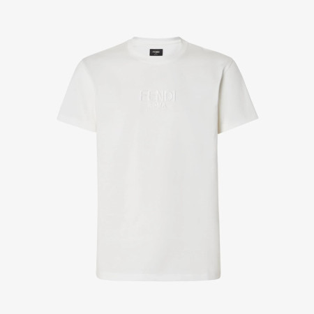 펜디 남성 라운드 반팔 티셔츠 - Fendi Mens Round Tshirt - fec13876x
