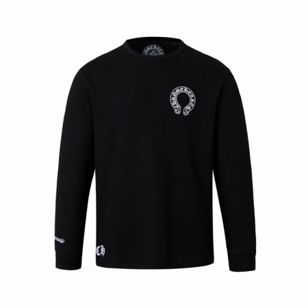 크롬하츠 남성 라운드 긴팔티 - Chrome Hearts Mens Round Tshirt - chc13880x