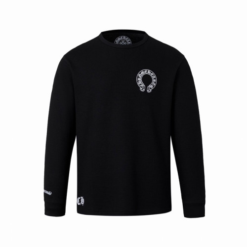 크롬하츠 남성 라운드 긴팔티 - Chrome Hearts Mens Round Tshirt - chc13880x