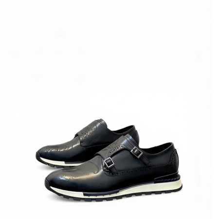 벨루티 남성 이스탄불 더블 몽크 스트랩 브로그 오피스 - Berluti Mens Istanbul Double Monk Strap Brogue Office - bes13625x