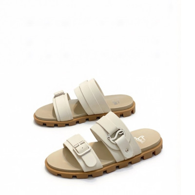 크리스찬 루부탱 남성 CL 로고 슬라이드 샌들 - Christian Loubutin Mens CL Logo-embossed Slides - cls13646x