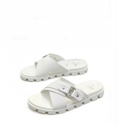 크리스찬 루부탱 남성 CL 로고 슬라이드 샌들 - Christian Loubutin Mens CL Logo-embossed Slides - cls13648x