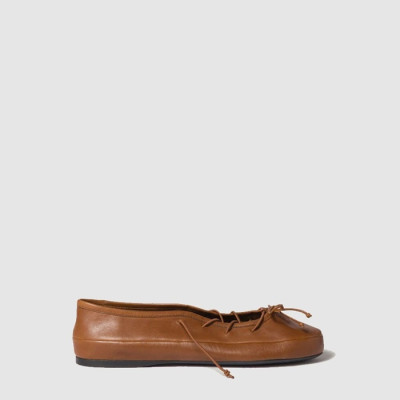 미우미우 여성 레더 발레리나 - Miu Miu Womens Leather Ballerina - mis13667x